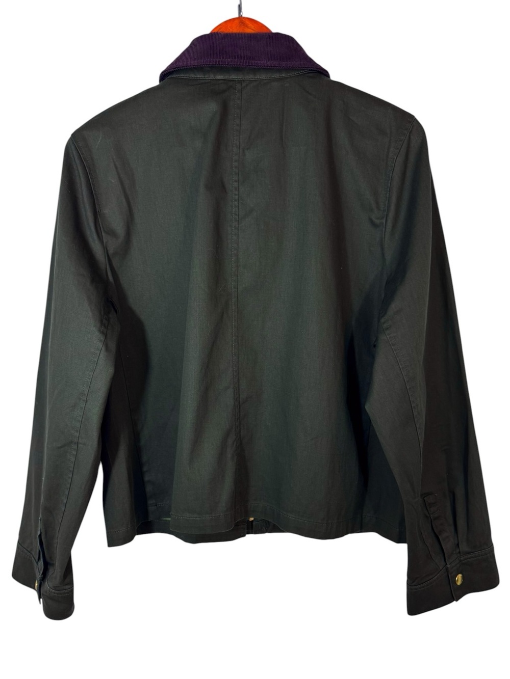 J. Crew Factory Classic Field Jacket in Olive and Brown Large NWT - Picture 8 of 12